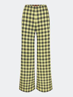 Daisy Street | Blue and Yellow Gingham Pant